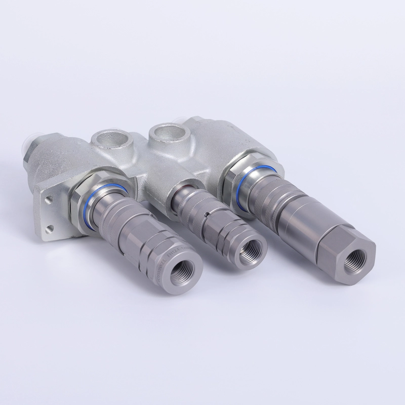 hydraulic couplers for skid steer