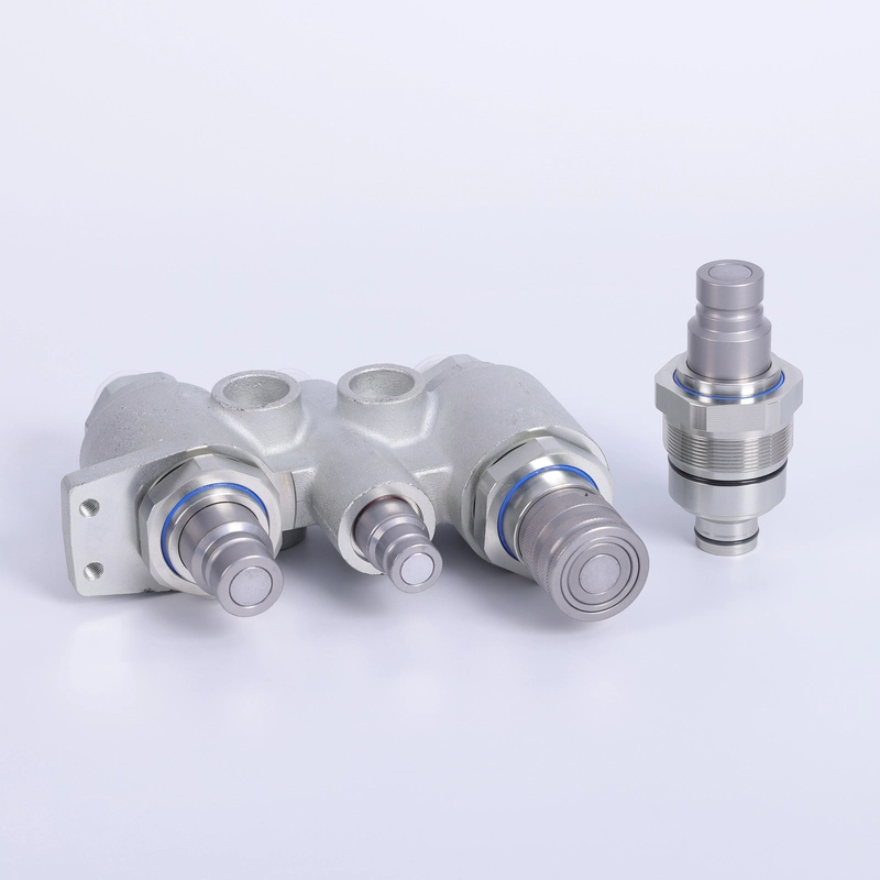 flat face coupler for skid steer