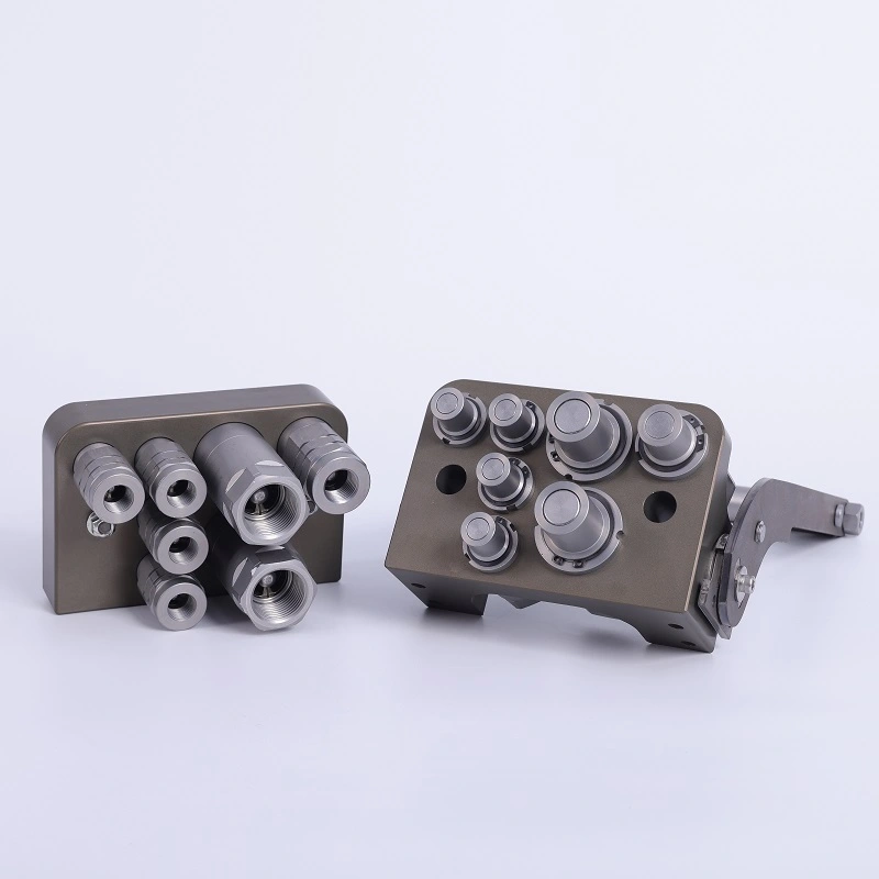 poppet style quick coupler