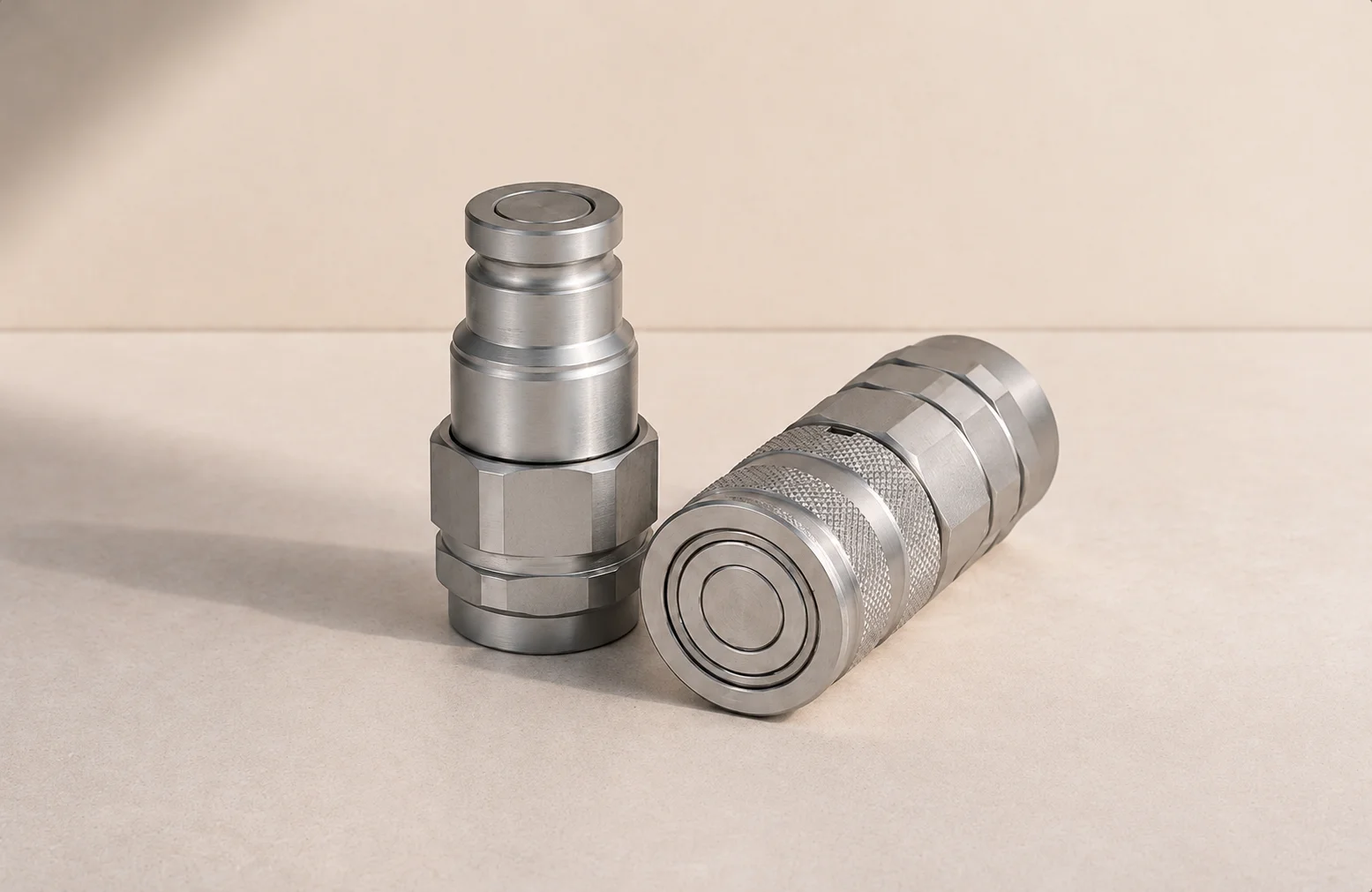 Ball lock hydraulic couplings
